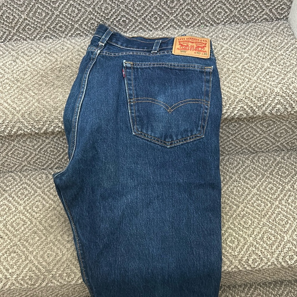 Levi’s 505 dark wash W40L30
